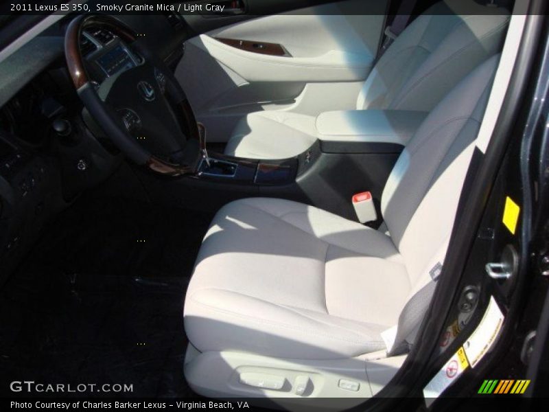 Smoky Granite Mica / Light Gray 2011 Lexus ES 350