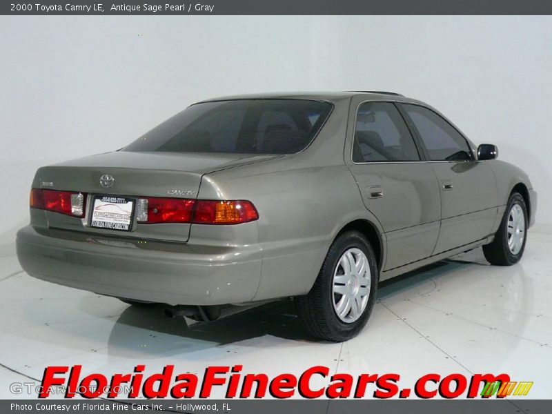 Antique Sage Pearl / Gray 2000 Toyota Camry LE