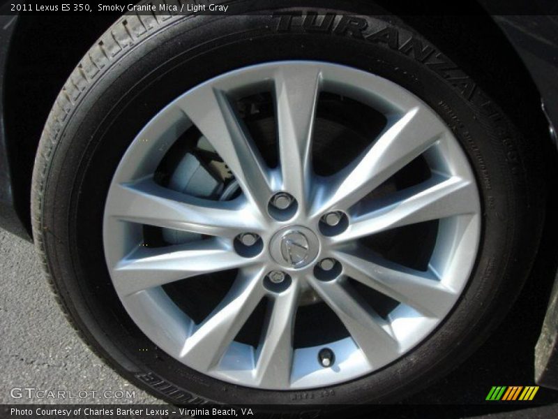 Smoky Granite Mica / Light Gray 2011 Lexus ES 350