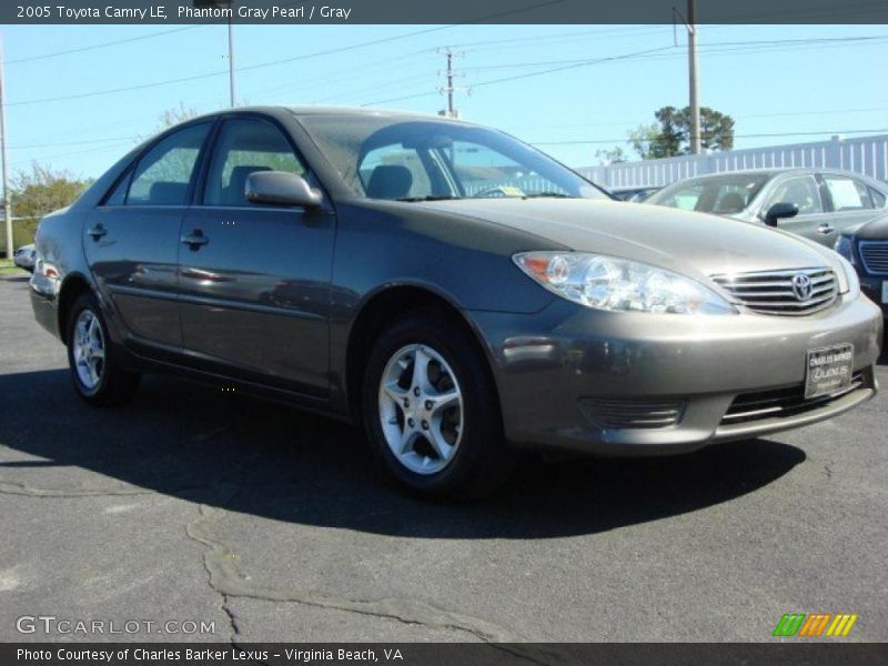 Phantom Gray Pearl / Gray 2005 Toyota Camry LE