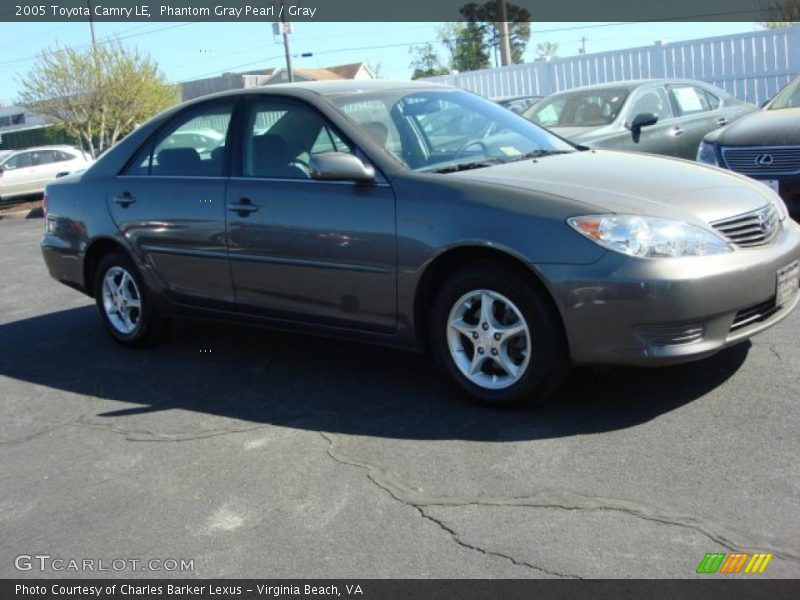 Phantom Gray Pearl / Gray 2005 Toyota Camry LE