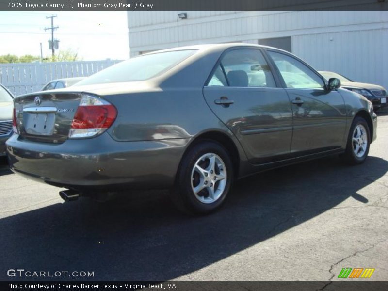 Phantom Gray Pearl / Gray 2005 Toyota Camry LE