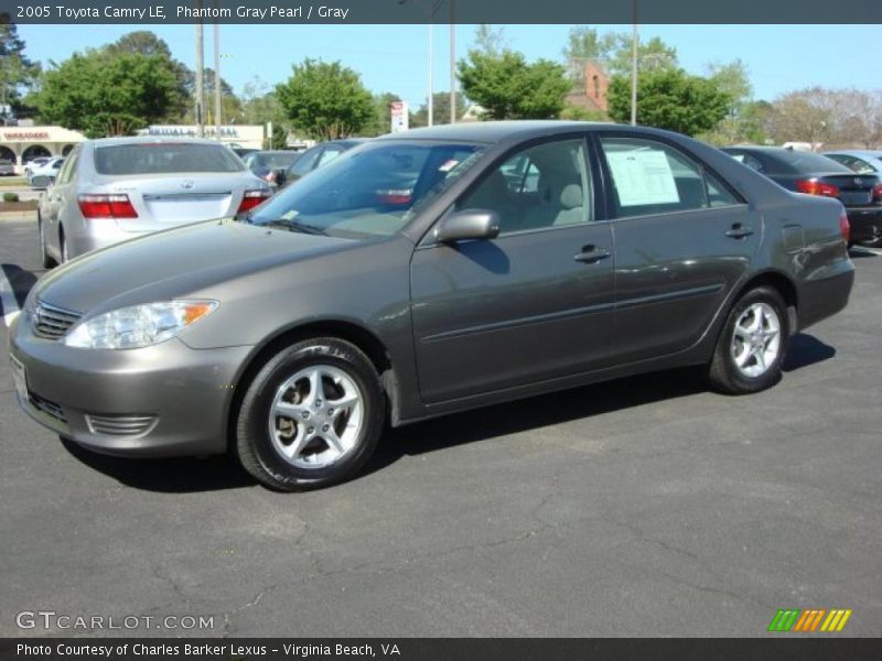 Phantom Gray Pearl / Gray 2005 Toyota Camry LE