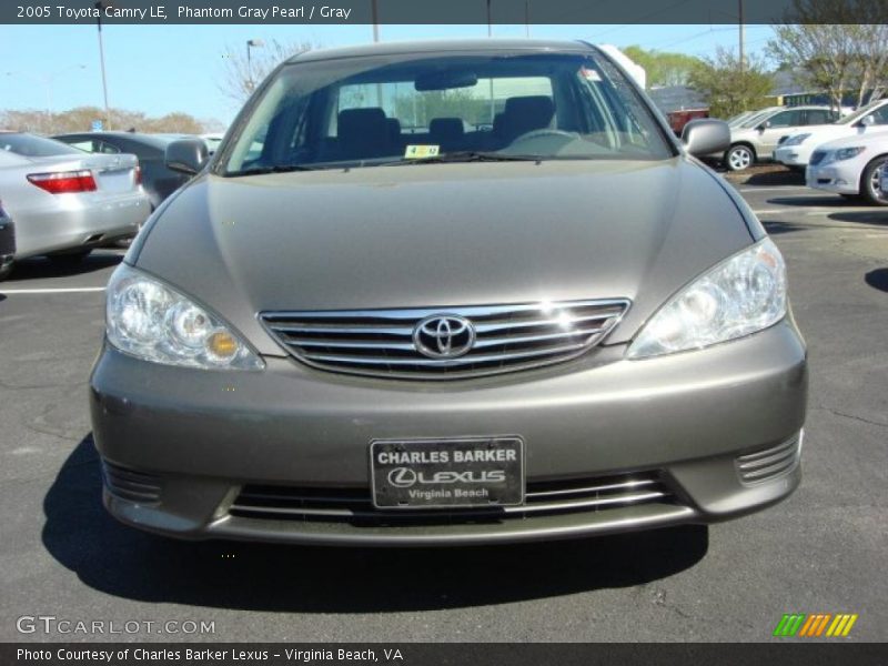 Phantom Gray Pearl / Gray 2005 Toyota Camry LE