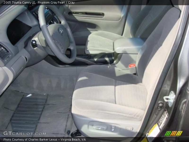 Phantom Gray Pearl / Gray 2005 Toyota Camry LE