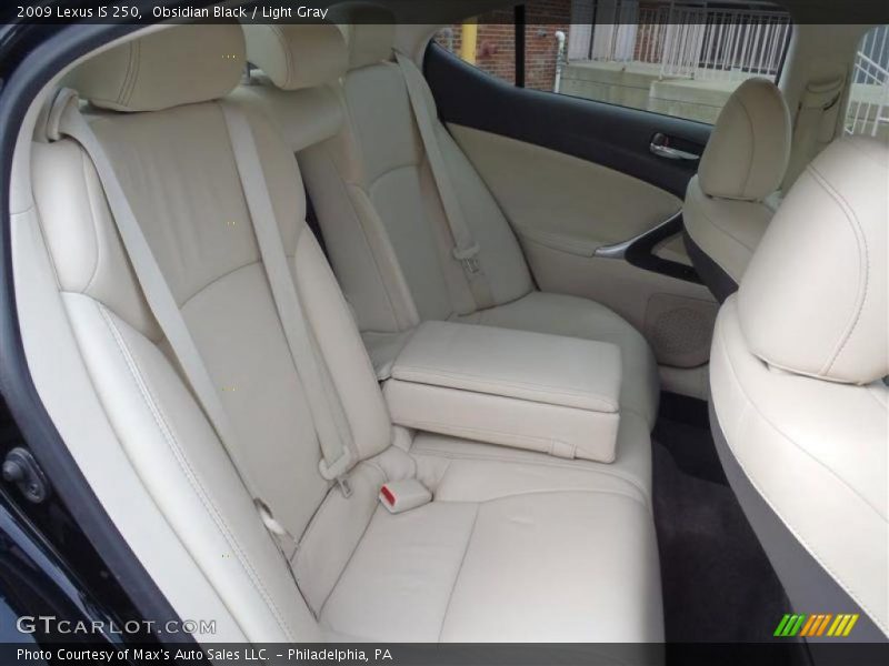 Obsidian Black / Light Gray 2009 Lexus IS 250