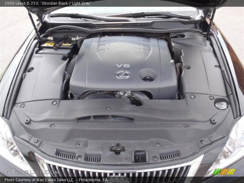 Obsidian Black / Light Gray 2009 Lexus IS 250