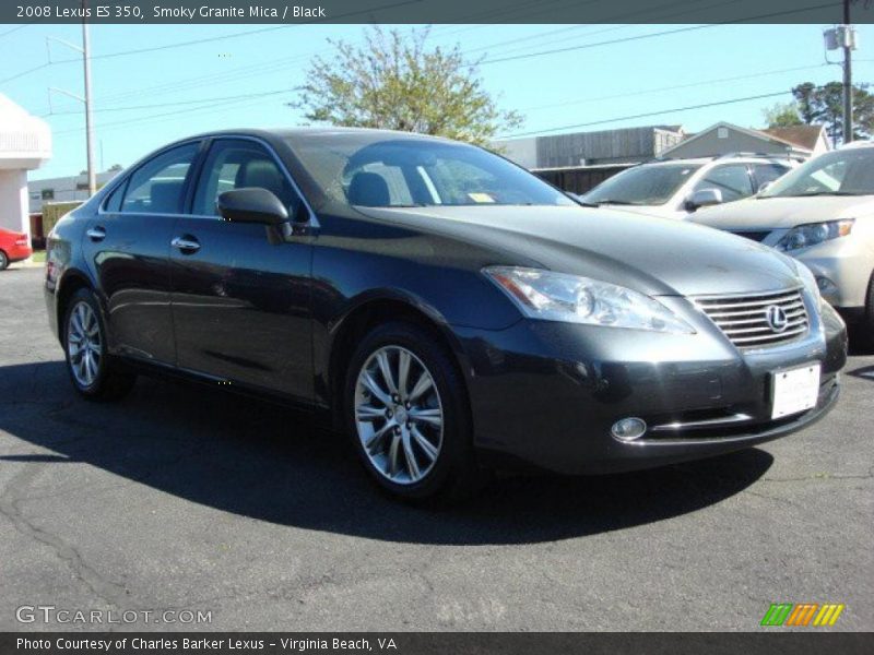 Smoky Granite Mica / Black 2008 Lexus ES 350