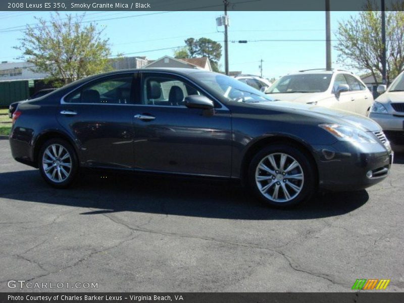 Smoky Granite Mica / Black 2008 Lexus ES 350