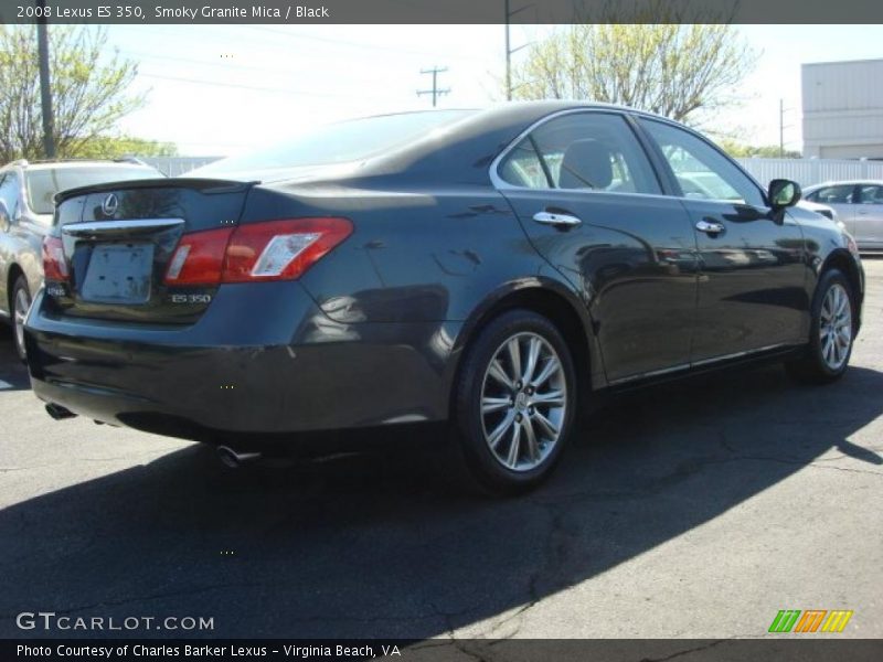 Smoky Granite Mica / Black 2008 Lexus ES 350
