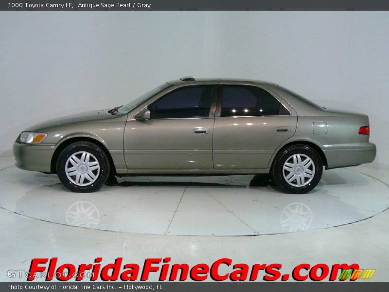 Antique Sage Pearl / Gray 2000 Toyota Camry LE
