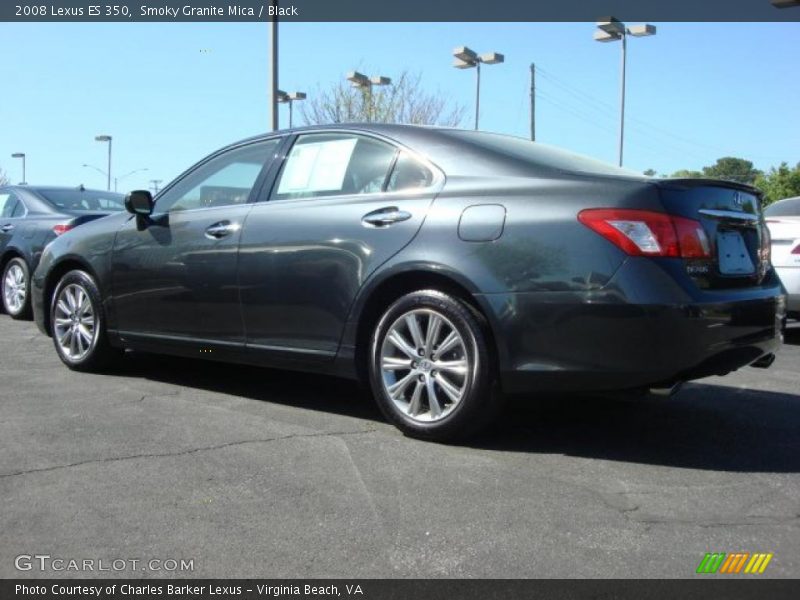 Smoky Granite Mica / Black 2008 Lexus ES 350