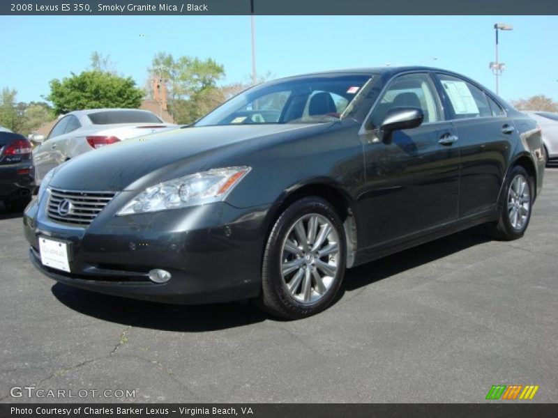 Smoky Granite Mica / Black 2008 Lexus ES 350