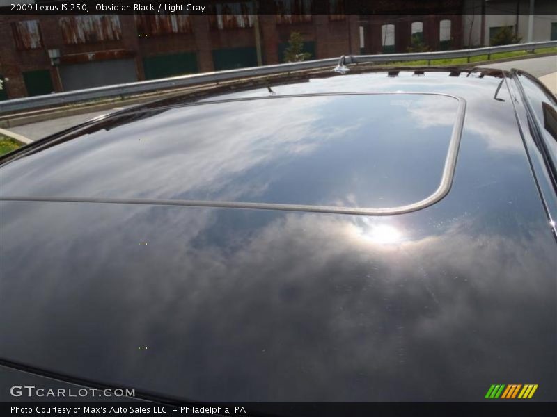 Obsidian Black / Light Gray 2009 Lexus IS 250