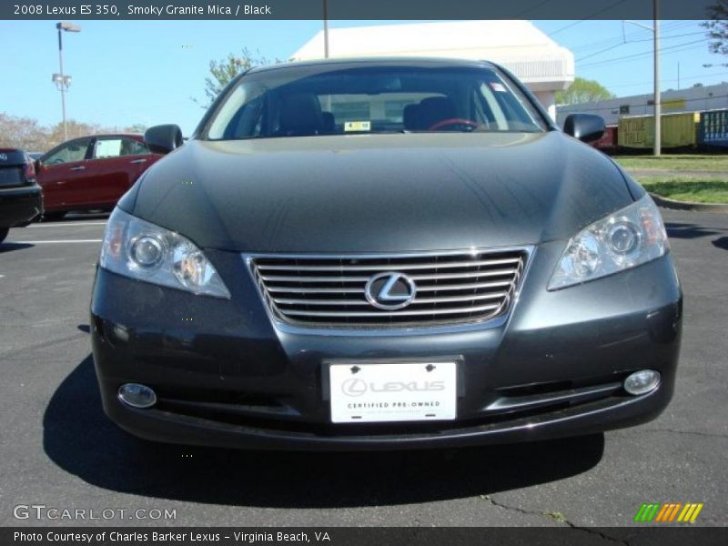 Smoky Granite Mica / Black 2008 Lexus ES 350