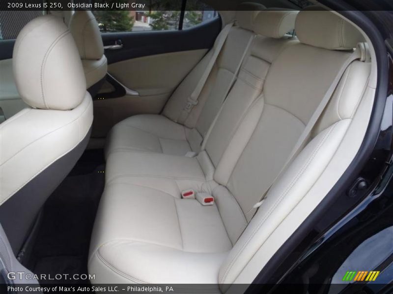 Obsidian Black / Light Gray 2009 Lexus IS 250
