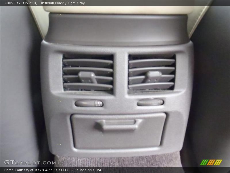 Obsidian Black / Light Gray 2009 Lexus IS 250