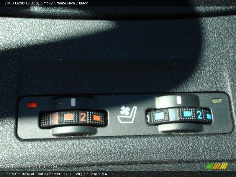Smoky Granite Mica / Black 2008 Lexus ES 350