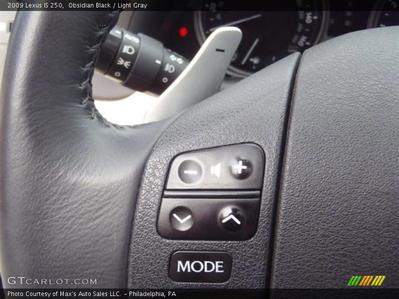 Obsidian Black / Light Gray 2009 Lexus IS 250