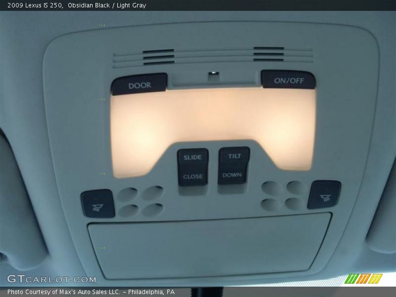 Obsidian Black / Light Gray 2009 Lexus IS 250