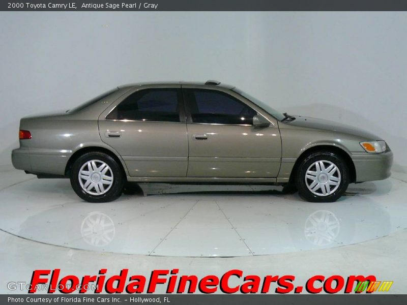 Antique Sage Pearl / Gray 2000 Toyota Camry LE