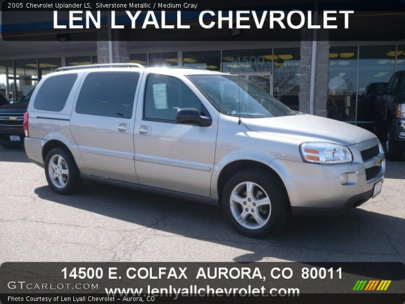 Silverstone Metallic / Medium Gray 2005 Chevrolet Uplander LS