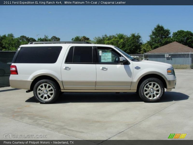  2011 Expedition EL King Ranch 4x4 White Platinum Tri-Coat