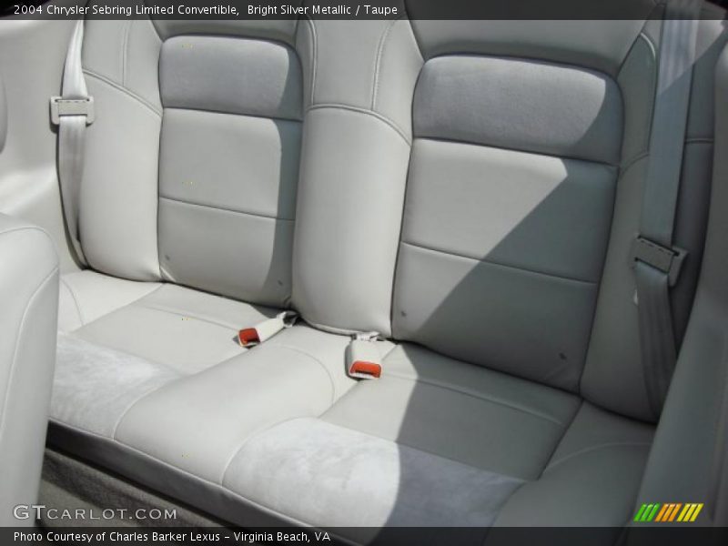 Bright Silver Metallic / Taupe 2004 Chrysler Sebring Limited Convertible