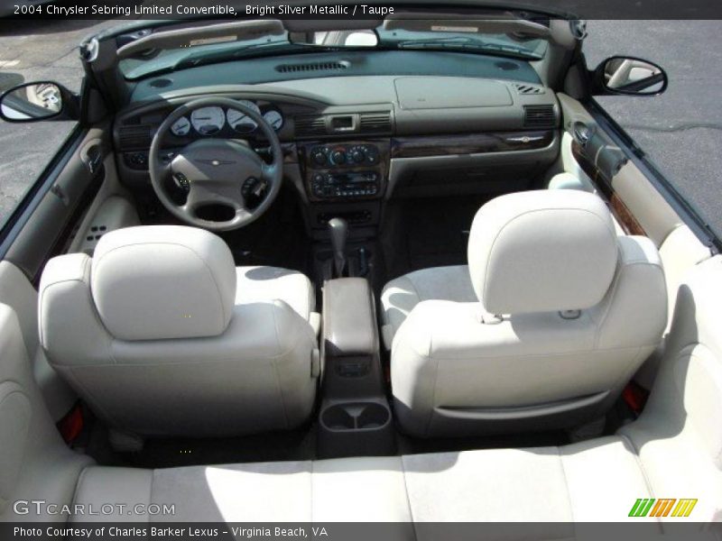 Bright Silver Metallic / Taupe 2004 Chrysler Sebring Limited Convertible