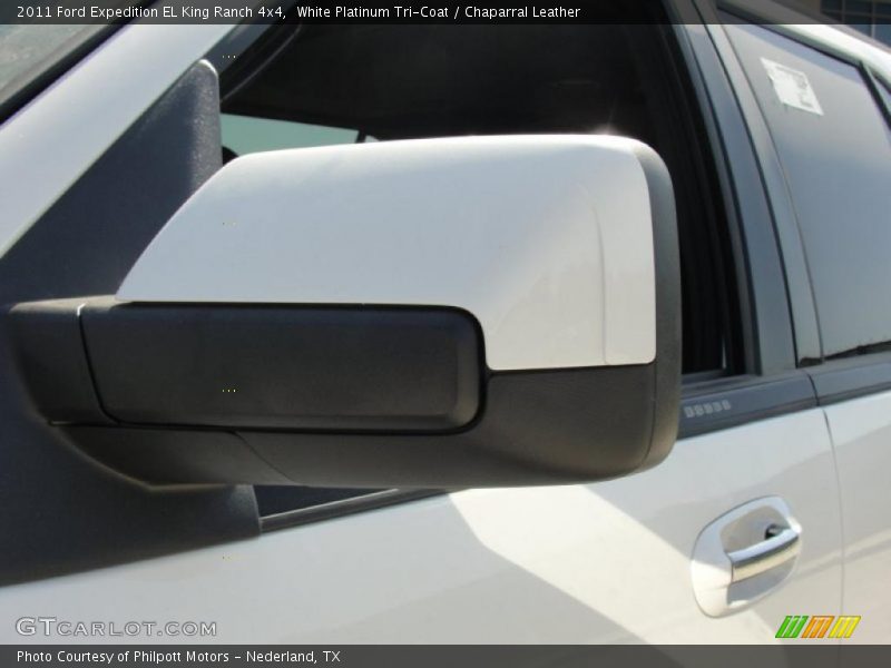 White Platinum Tri-Coat / Chaparral Leather 2011 Ford Expedition EL King Ranch 4x4