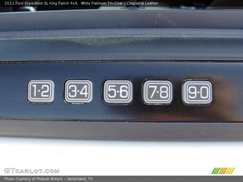 White Platinum Tri-Coat / Chaparral Leather 2011 Ford Expedition EL King Ranch 4x4