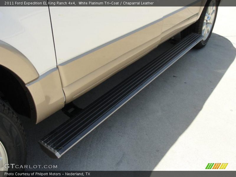White Platinum Tri-Coat / Chaparral Leather 2011 Ford Expedition EL King Ranch 4x4