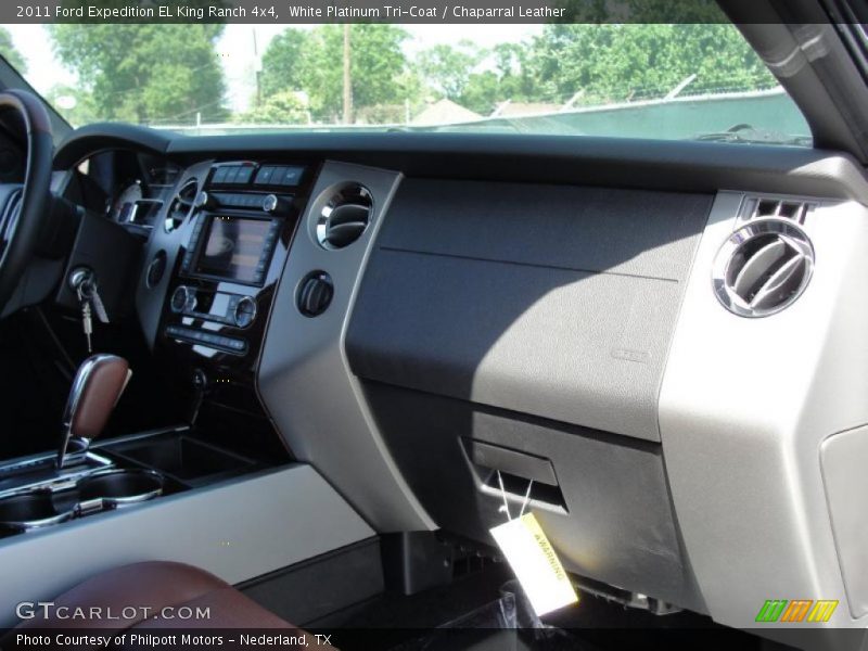 White Platinum Tri-Coat / Chaparral Leather 2011 Ford Expedition EL King Ranch 4x4