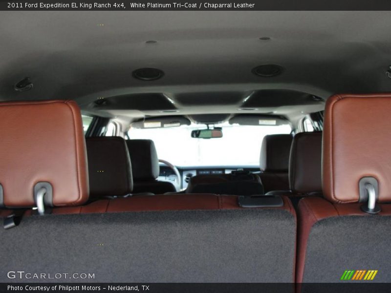 White Platinum Tri-Coat / Chaparral Leather 2011 Ford Expedition EL King Ranch 4x4