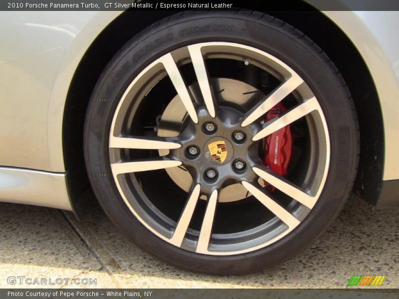 GT Silver Metallic / Espresso Natural Leather 2010 Porsche Panamera Turbo