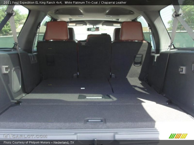 White Platinum Tri-Coat / Chaparral Leather 2011 Ford Expedition EL King Ranch 4x4