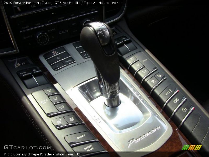 GT Silver Metallic / Espresso Natural Leather 2010 Porsche Panamera Turbo