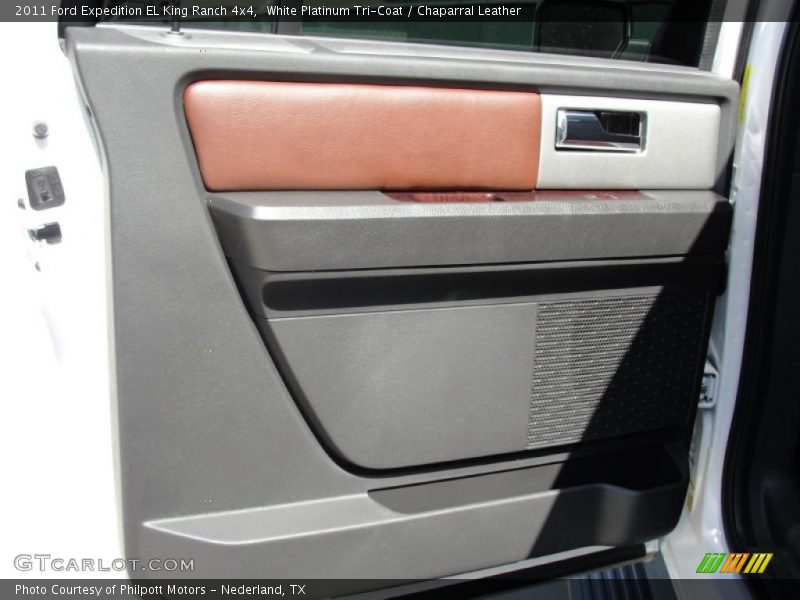 White Platinum Tri-Coat / Chaparral Leather 2011 Ford Expedition EL King Ranch 4x4