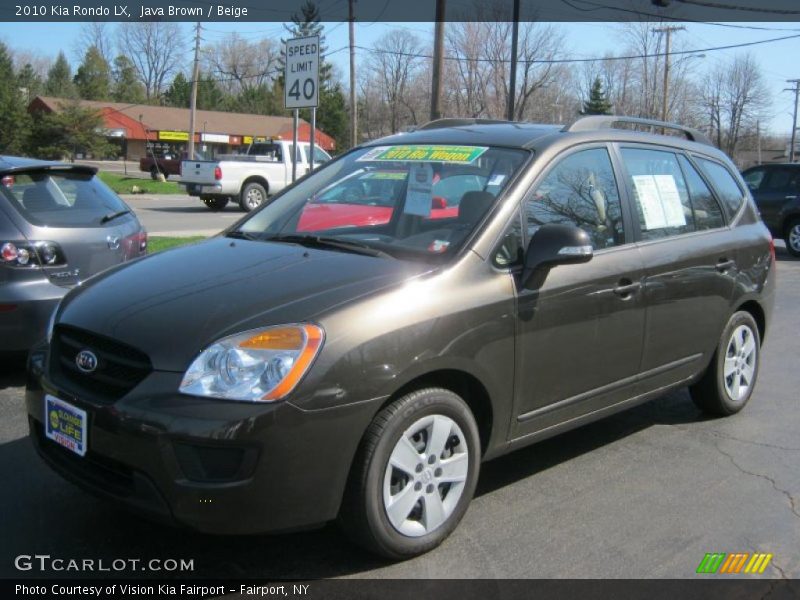 Java Brown / Beige 2010 Kia Rondo LX