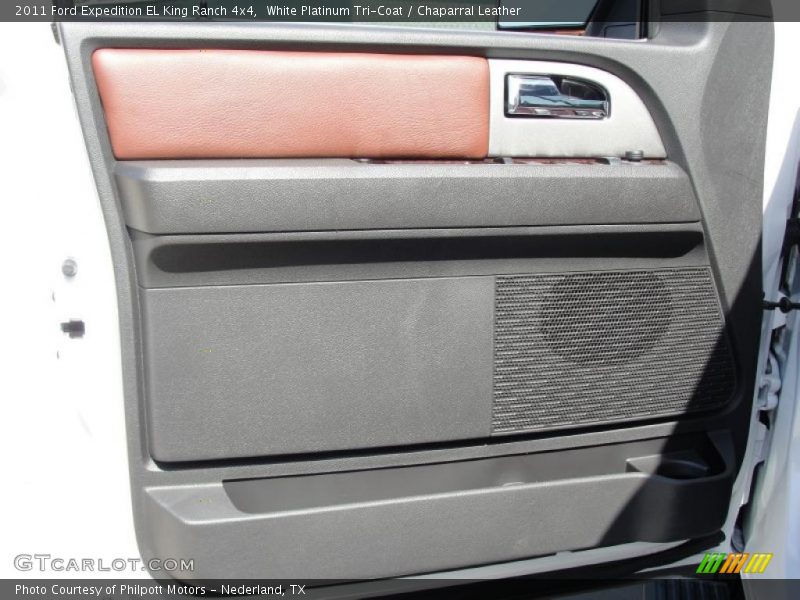 White Platinum Tri-Coat / Chaparral Leather 2011 Ford Expedition EL King Ranch 4x4