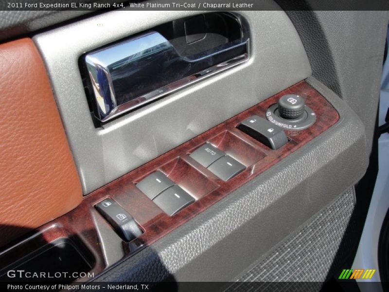 White Platinum Tri-Coat / Chaparral Leather 2011 Ford Expedition EL King Ranch 4x4
