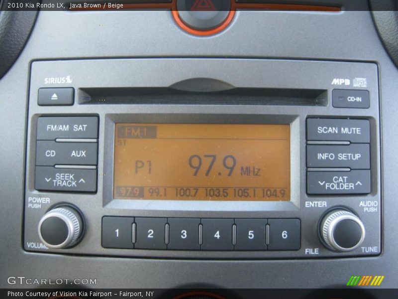 Java Brown / Beige 2010 Kia Rondo LX