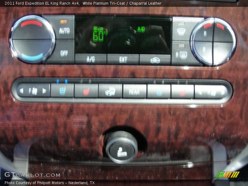 White Platinum Tri-Coat / Chaparral Leather 2011 Ford Expedition EL King Ranch 4x4