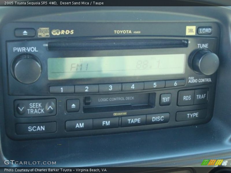 Desert Sand Mica / Taupe 2005 Toyota Sequoia SR5 4WD