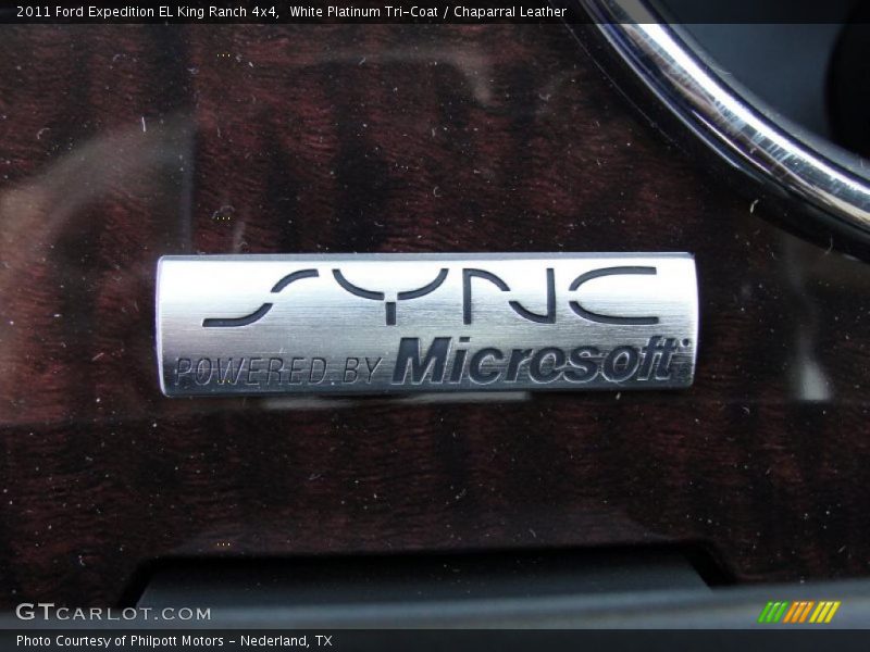 White Platinum Tri-Coat / Chaparral Leather 2011 Ford Expedition EL King Ranch 4x4