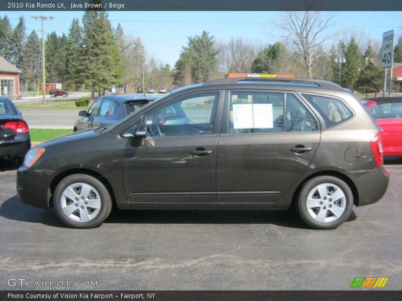 Java Brown / Beige 2010 Kia Rondo LX