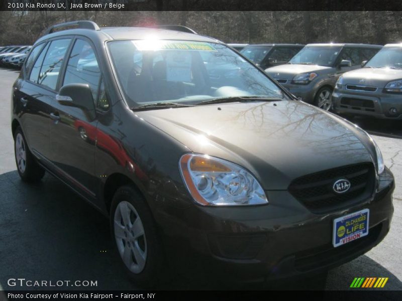 Java Brown / Beige 2010 Kia Rondo LX