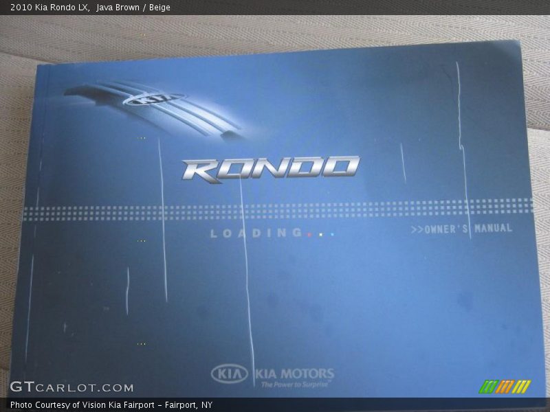 Java Brown / Beige 2010 Kia Rondo LX