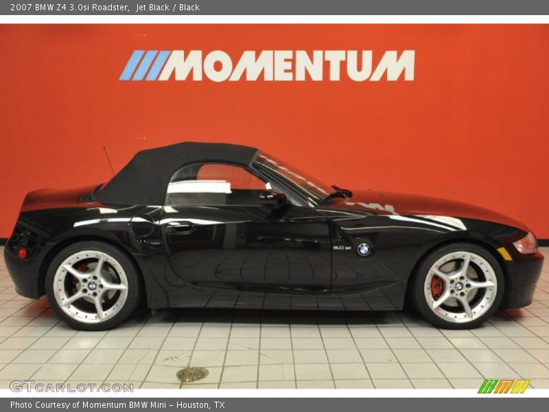 Jet Black / Black 2007 BMW Z4 3.0si Roadster