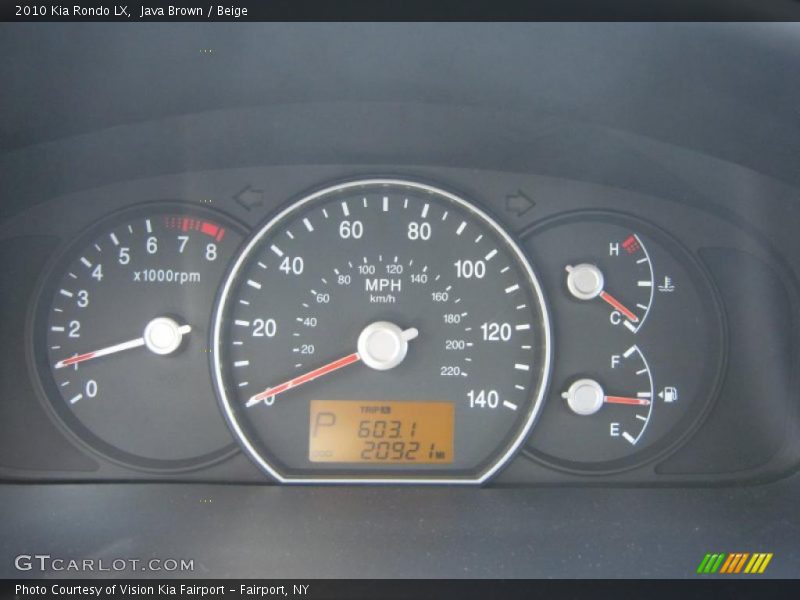 Java Brown / Beige 2010 Kia Rondo LX